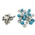 thumbnail image 5 of AMLESO 20 Sets Blue Alloy Round Spikes Metal Studs Rivets Spots Cone Leather Craft DIY, 5 of 5