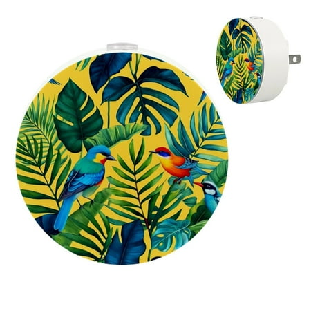 

YZUOUZY Night Lights Plug into Wall Night Lights Small Bedside Lamps Set of 2 Jungle