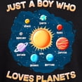 thumbnail image 3 of CafePress - Just A Boy Who Loves Planets I Funny Science Sweatshirt - Pullover Hoodie, Classic, Comfortable Hooded Sweatshirt, 3 of 4