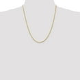 thumbnail image 2 of 14K Yellow Gold chain Rope Diamond-cut 22 in 2 mm 2.00mm, 2 of 5