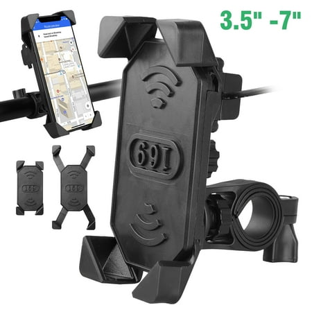 Motorcycle Phone Mount with USB Charger Port,TSV Bike Motorcycle Cell Phone Holder Mount Stand Bracket for Most Mobile Smartphones (3.5