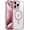Translucent Frosted Pink, variant on Magnetic Case for iPhone 11 Pro，Compatible with MagSafe & MIL-Grade Protection，[Not Yellowing] [Scratch-Resistant]，Translucent Matte Back Slim Phone Cover for iPhone 11 Pro，Frosted Clear