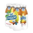 thumbnail image 5 of Diet Snapple Trop-a-Rocka Tea, 6 pack, 16 fl oz Recycled Plastic Bottle, Pack of 6, 5 of 5