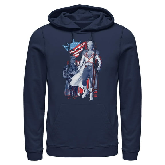 Mens WWE Cody Rhodes Patriotic Pose Lightweight Hoodie
