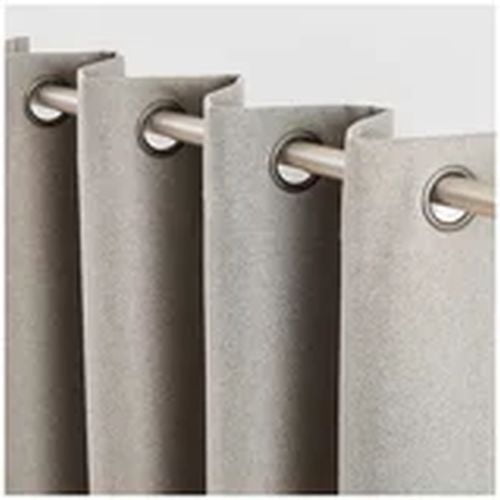 Piper 100% Blackout Curtain 2Pk Each Panel 52 in x 84 in Beige