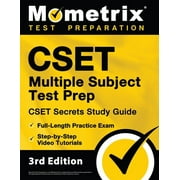 Cset Multiple Subject Test Prep - Cset Secrets Study Guide, Full-Length Practice Exam, Step-By-Step Review Video Tutorials: [3rd Edition] (Paperback)