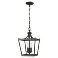 thumbnail image 1 of homeroots lighting 398076 Kennedy 3-Light Matte Black Pendant, 1 of 1