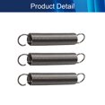 thumbnail image 4 of HUGFEGWE Extended Compressed Spring,Wire Diameter 0.04", OD 0.39", Free Length 2.36",Stainless Steel Dual Hook Tension Spring for Production Assembly Furniture Mechanism Maintenance 1x10x60mm 5PCS, 4 of 8
