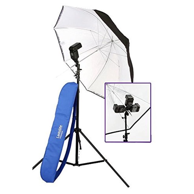 Kit de paraguas Lastolite LL LU2478 todo en uno de 101,6 cm con TriFlash