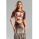 thumbnail image 3 of Vestido maxi bellabarnetten Kaci con corte metalizado, 3 of 7