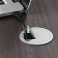 thumbnail image 5 of Studio C 60W L Shaped Desk with Drawers in Storm Gray - Engineered Wood, 5 of 8