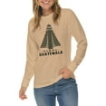 thumbnail image 3 of Oversized Tikal Graphic Long Sleeve Crewneck Tee - Mushroom 3XL, 3 of 4
