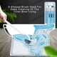 thumbnail image 5 of Cepillo de baño moderno con cerdas de plástico | Herramienta de limpieza para baño con mango largo | Diseño compacto para fácil almacenamiento | Blanco o gris | Juego de 1 pieza, 5 of 7