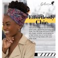 thumbnail image 3 of Olivia Sylx African Headscarf - Head Wrap Scarf & Headwrap for Women - Jersey Hair Scarf for Black Women - Soft & Breathable, 3 of 6