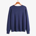 thumbnail image 7 of yillto Women's Plus Size Cardigan Sweater Round Neck Long Sleeve Button Coat Trendy Elegant Casual Sweater, 7 of 7