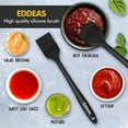 thumbnail image 5 of Eddeas Silicone Basting Pastry Brush, Heat Resistant Pastry Brush, Great for BBQ Grill Baking Kitchen Cooking, Strong Steel Core and One-Pieces Design, BPA Free and Dishwasher Safe (2PCS 11 inch), 5 of 7