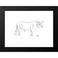 thumbnail image 2 of Mahdavi, Gholam Reza 18x15 Black Modern Framed Museum Art Print Titled - Bull, 2 of 5