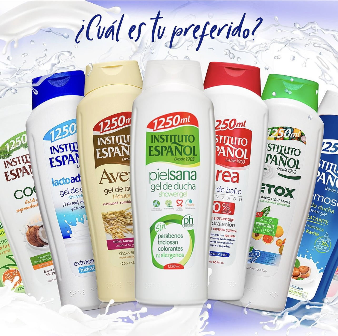 Instituto Espanol Shower Gel Detox 42oz Unisex Individual Bottle for Sensitive and Dry Skin All Ages