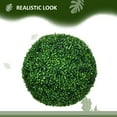thumbnail image 3 of HOMCOM 2 Pack Artificial Tree Boxwood Topiary Balls for Home Decor, 3 of 9