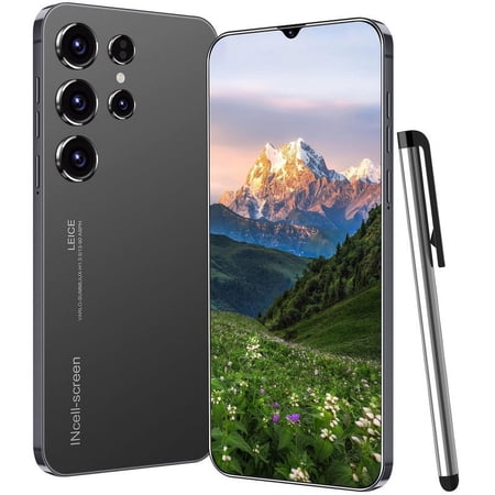 S24 Ultra5G Unlocked Phone - 6.3 inch incell water drop screen look, 3GB+32GB super storage, 8+16 MP camera.