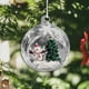 thumbnail image 5 of Bola Colgante de Navidad de Cristal Transparente Gloria para Decoración de Fiesta, 5 of 8
