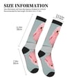 thumbnail image 3 of Compression Socks for Men Women -Adorable Pink Birds Knee High Compression Stockings for Men Women, 3 of 5