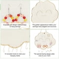 thumbnail image 4 of Earring Holder Organizer Wall Jewelry Organizer Cloud Earring Hanging Necklace Bracelet Display Stand with 10 Hooks Decorative Cloud Organizer, 4 of 6