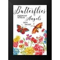 thumbnail image 2 of Jacobs, Cindy 11x14 Black Modern Framed Museum Art Print Titled - Butterflies Appear, 2 of 5