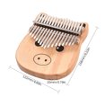 thumbnail image 2 of Amdohai Piano Kalimba Portable à 17 Touches en Pin avec Sac de Transport pour Accordage, 2 of 7