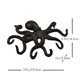 thumbnail image 2 of Gancho de Pared de Hierro Fundido Yuxing Pulpo 6 Ganchos Color Marrón Oxidado, 2 of 5