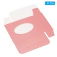 thumbnail image 3 of Uxcell 4"x3"x1" Paper Soap Box with Window Homemade Soap Boxes Oval Presents Packaging Boxes, Pink 30 Pack, 3 of 6