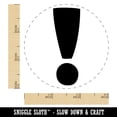 thumbnail image 2 of Exclamation Mark Punctuation Self-Inking Rubber Stamp Ink Stamper - Sky Blue Ink - Small 3/4 Inch, 2 of 7