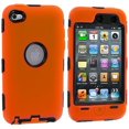 thumbnail image 1 of Étui Hybride Rigide Dual Flex pour Apple Ipod Touch 4e Gén - Orange/noir, 1 of 4