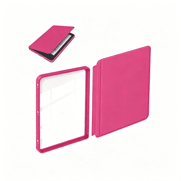 GJX Detachable Snap-Fit Design Case for 6" (2024&2022,11Th Gen),Acrylic Back Protective Adjustable Stand Cover with Auto Wake/Sleep Case for Paperwhite