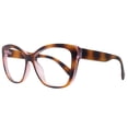 thumbnail image 3 of Avery, Tortoiseshell Large Oversized Reading Glasses, Women Readers, High End Reading Magnifying eyeglasses, Big Cat Eye optical Frames, 3 of 3