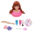 thumbnail image 2 of Child Pretend Set - Girls Play Makeup Hair Styling Toy para de cumpleaños de Navidad - A UNA Hugo Cabezas de muñeca para peinar, 2 of 8
