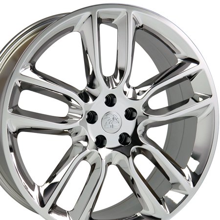 Golden Edge Rim - 22x9 Wheel Fits Ford® SUV - Edge® Style PVD Chrome Rim, Hollander 3783
