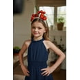 thumbnail image 6 of Arshiner Girls Dress Kids Halter Sleeveless Elegant Flowy Summer Casual A-Line Dress, 6 of 7