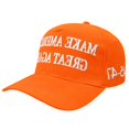 thumbnail image 2 of D T 45 47 Never Surrender MAGA Hat 2024 America Great Hat USA Embroidered Adjustable Baseball Cap Orange, 2 of 9