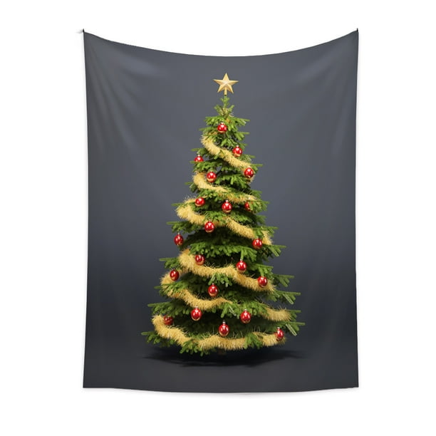 Tapiz con temática navideña, árbol de Navidad decorativo para colgar en la pared, decoración del hogar, regalos para vacaciones de Año Nuevo, sala de estar y dormitorio