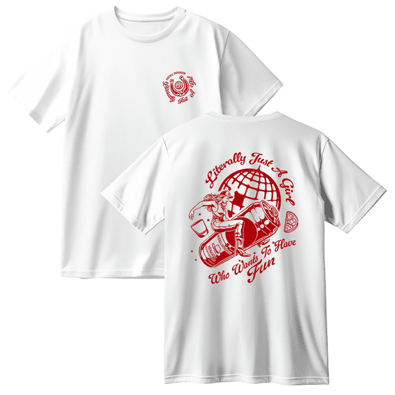 Russell Dickerson Just A Girl Cotton T-shirt Women Men Short Sleeve Crewneck Fashion Tee