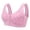 Pink, variant on Voska Post Surgery Compression Bras For Women With Mesh | front closure adjustable strap wirefree breast enhancement posture bra for under clothes or alone as top at work gym all day Beige 32