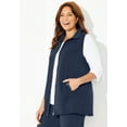 thumbnail image 3 of Catherines Women's Plus Size Suprema Studio Zip Front Vest, 3 of 6