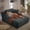 Gray, variant on GNIXUU 50" Oversized Chaise Lounge Sofa Chair Indoor, Modern Corduroy Sleeper Sofa Cloud Couch with 3 Soft Pillows, Comfy Single Seat Floor Sofa for Living Room, Apartment, Office (White)