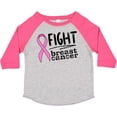 thumbnail image 3 of Inktastic Fight Breast Cancer Pink Ribbon Boys or Girls Toddler T-Shirt, 3 of 5