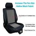 thumbnail image 4 of Cojín de enfriamiento de aire para asiento de automóvil, fundas de asiento con ventilación de aire fresco de verano, almohadilla de enfriamiento para asiento de automóvil con controlador de encendedor, 4 of 5