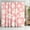 Blush Bloom, variant on Shower Curtain Navy Blue Geometric Water Repellent Shower Curtain Set, With Hooks,Machine Washable, Modern Decorative Polyester Cloth Shower Curtains For Bathroom,72"X72",Bloom Wave