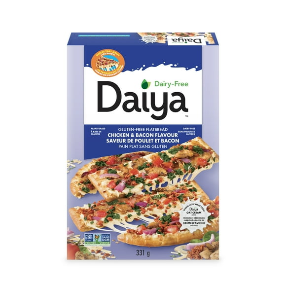 Daiya pain plat au poulet et bacon sans viande, aromatisé au ranch et sans produits laitiers, végétalien (surgelée) 331g