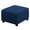 Marine, variante sur SUTENGDA Housse d'Ottoman Carrée en Jacquard Extensible et Doux, Housses d'Ottoman Imperméables Antidérapantes, Protège-Pouf avec Bas Élastique, Lavable à la Machine - Couleur Primaire
