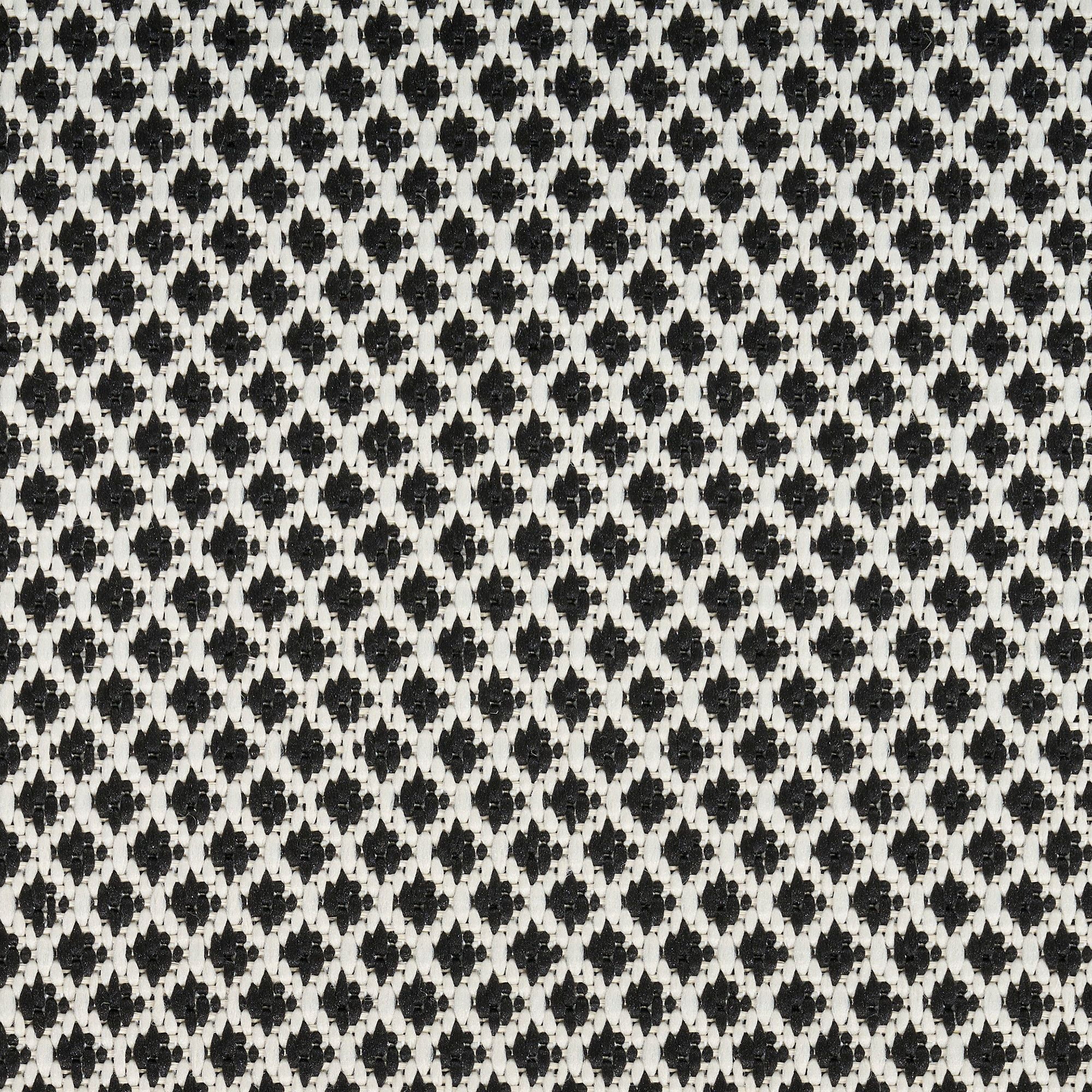 Nourison Courtyard 4' x 6' Black White Modern Rug